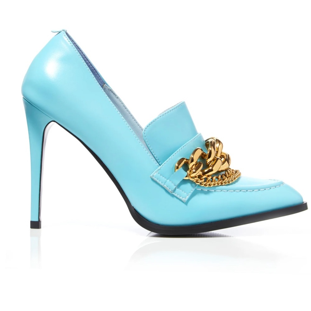 BIBERON Teal 4 inch heels size 9.5 - Picture 2 of 10